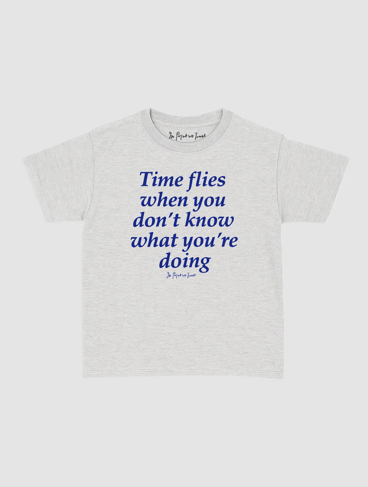 time flies baby tee