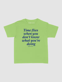 time flies baby tee