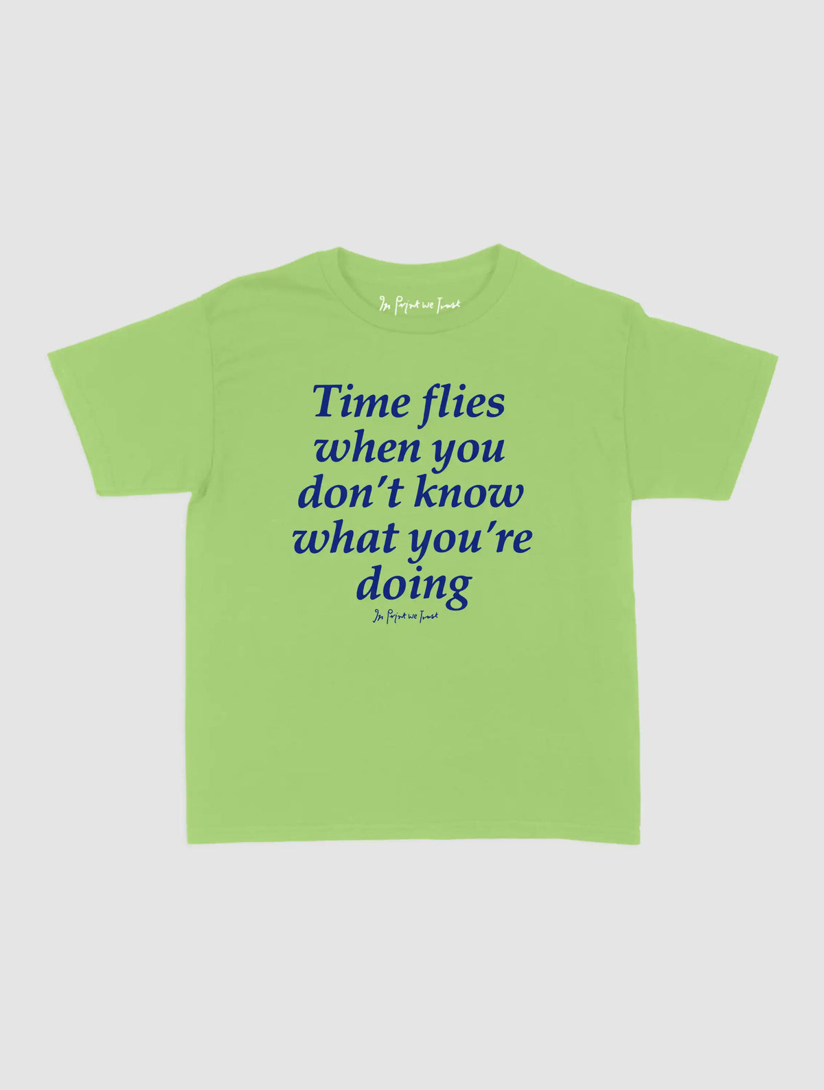 time flies baby tee