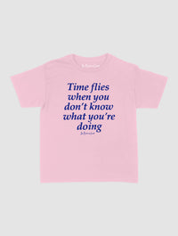 time flies baby tee