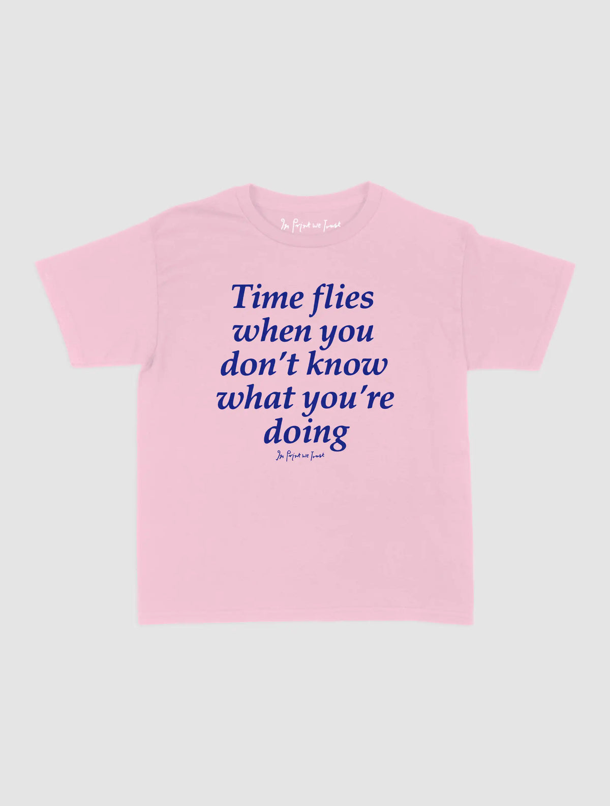 time flies baby tee