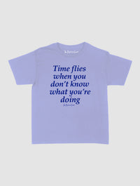 time flies baby tee