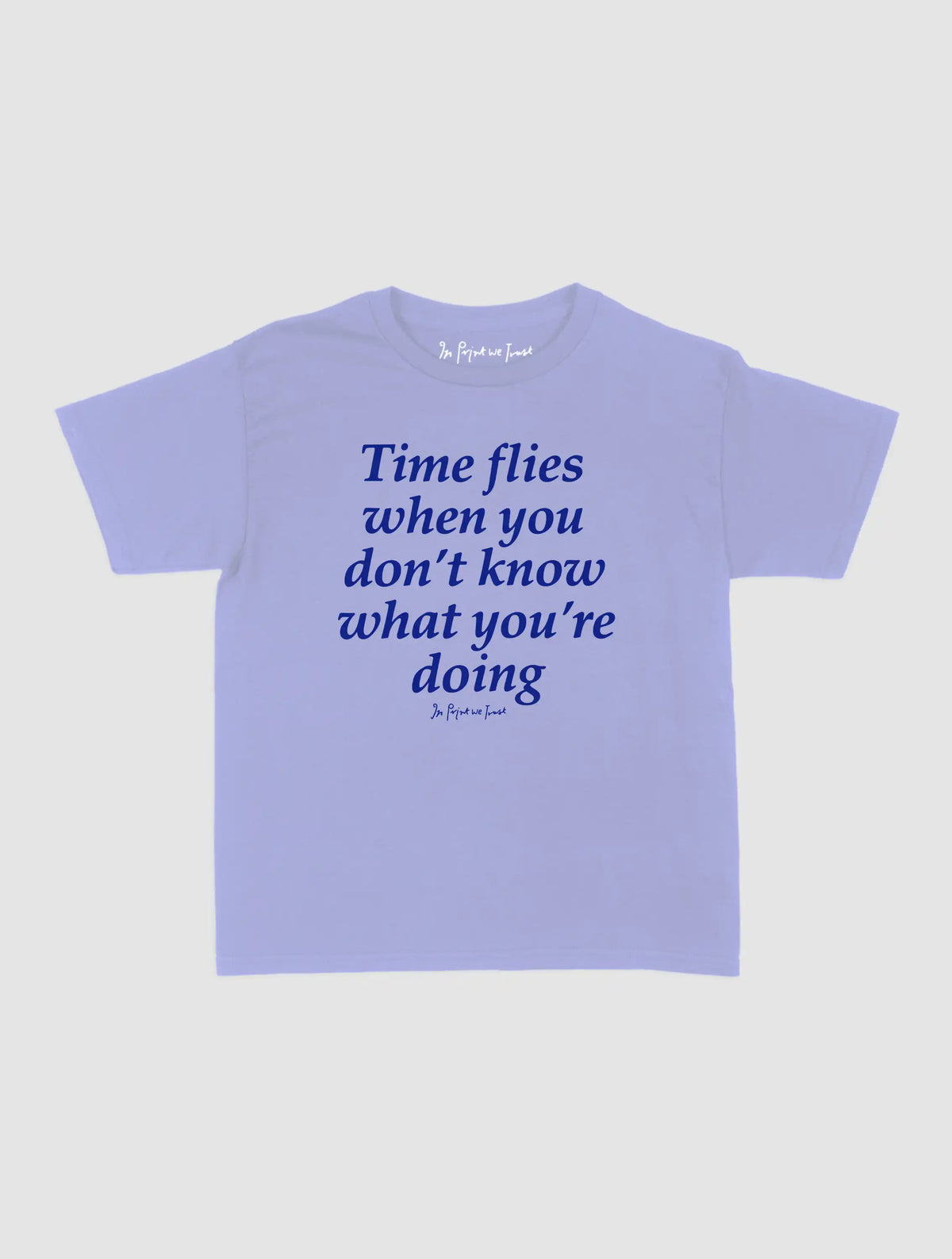 time flies baby tee