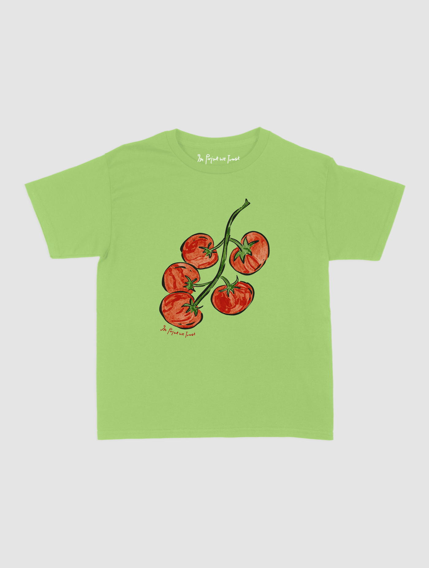 tomatoes baby tee - In Print We Trust