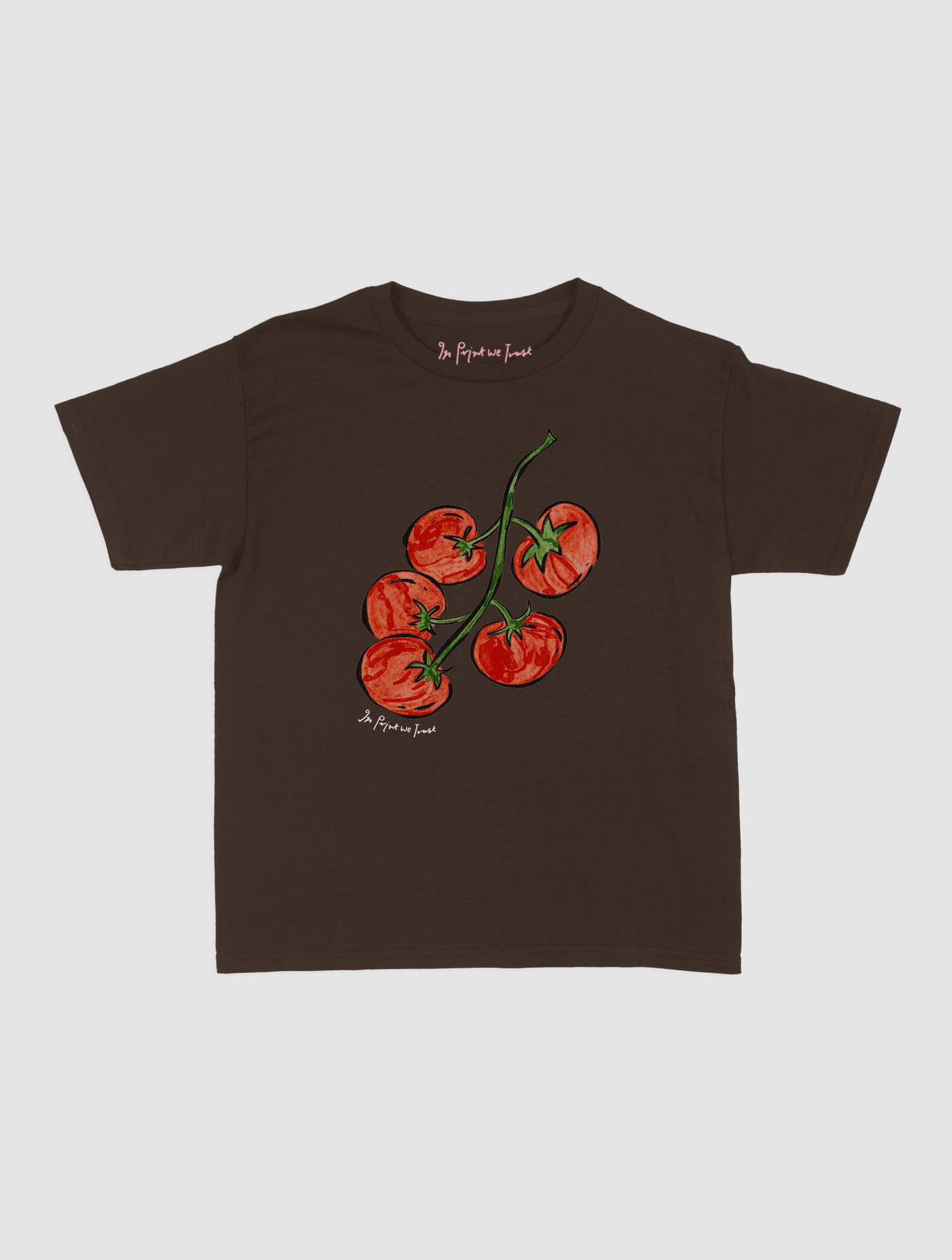 tomatoes baby tee - In Print We Trust