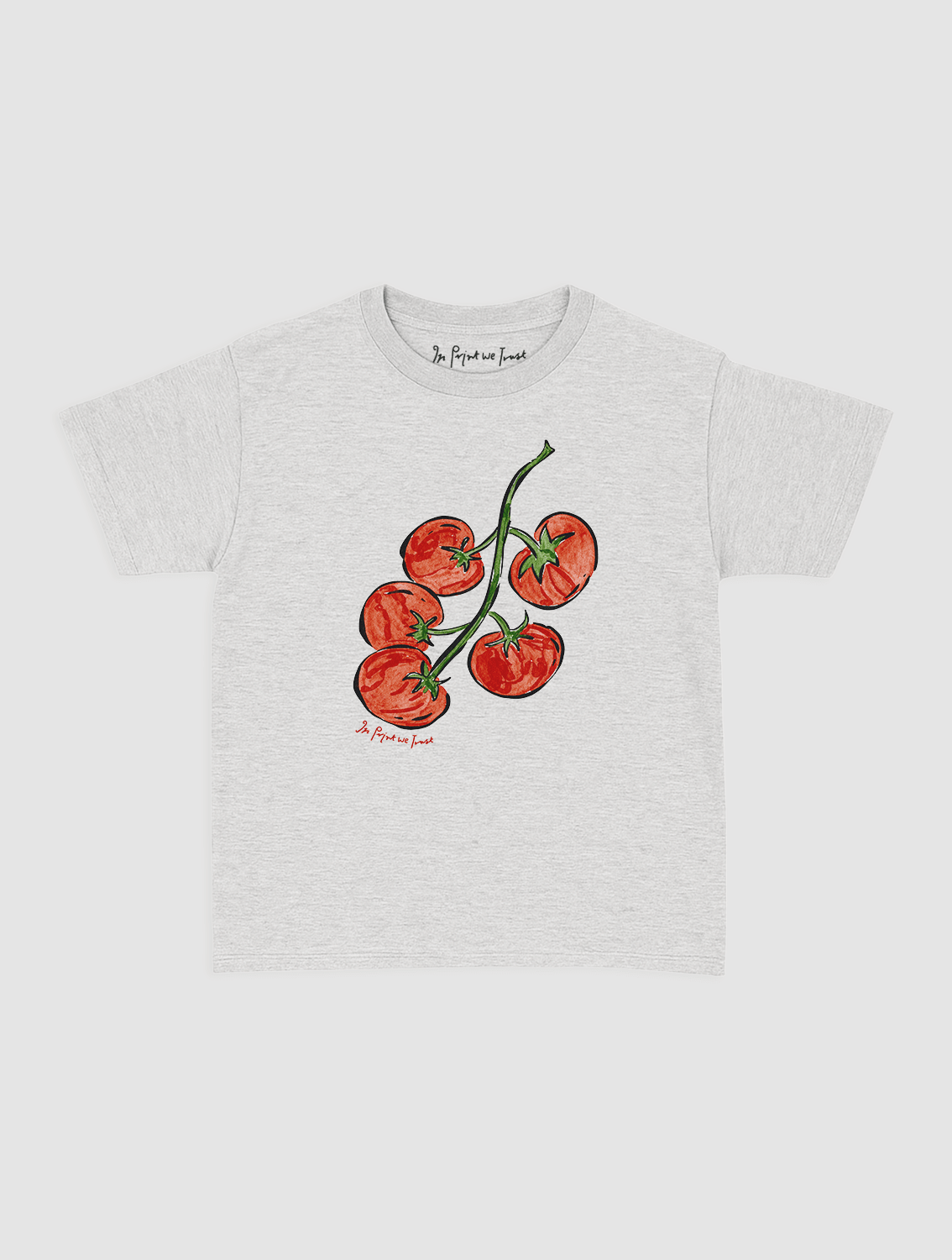 tomatoes baby tee - In Print We Trust
