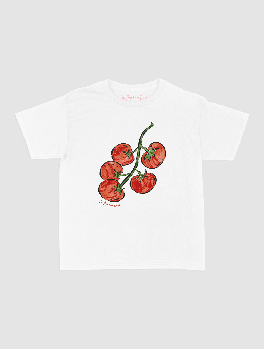 tomatoes baby tee - In Print We Trust