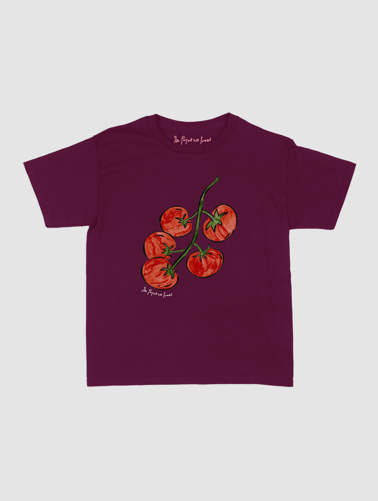 tomatoes baby tee - In Print We Trust