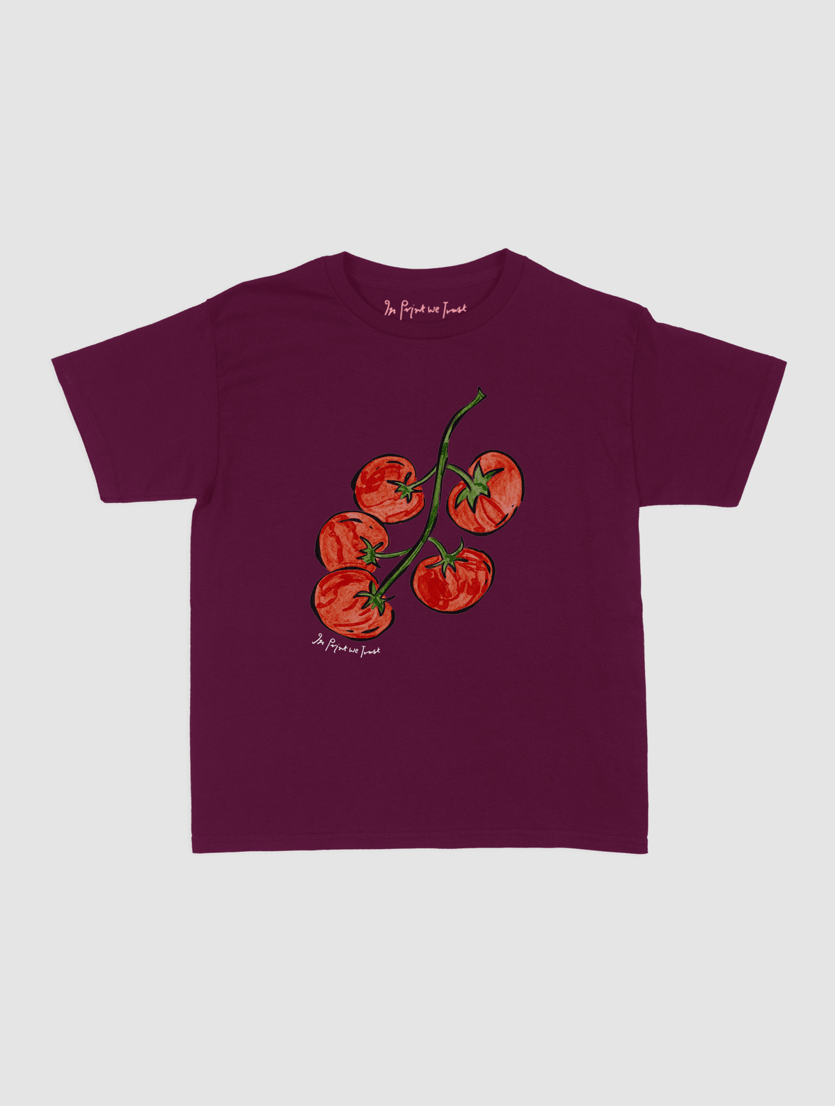 tomatoes baby tee - In Print We Trust