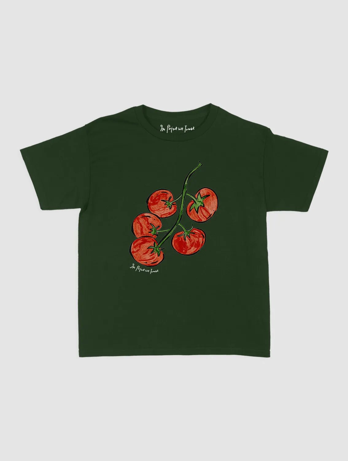 tomatoes baby tee - In Print We Trust
