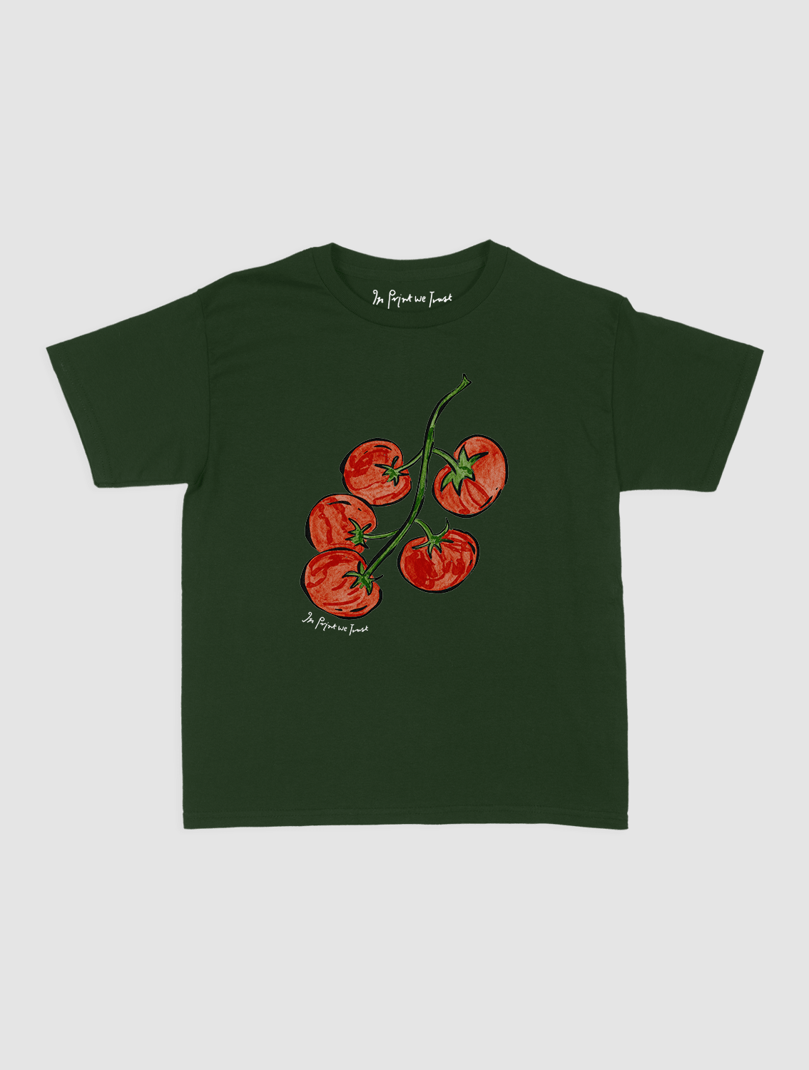 tomatoes baby tee - In Print We Trust