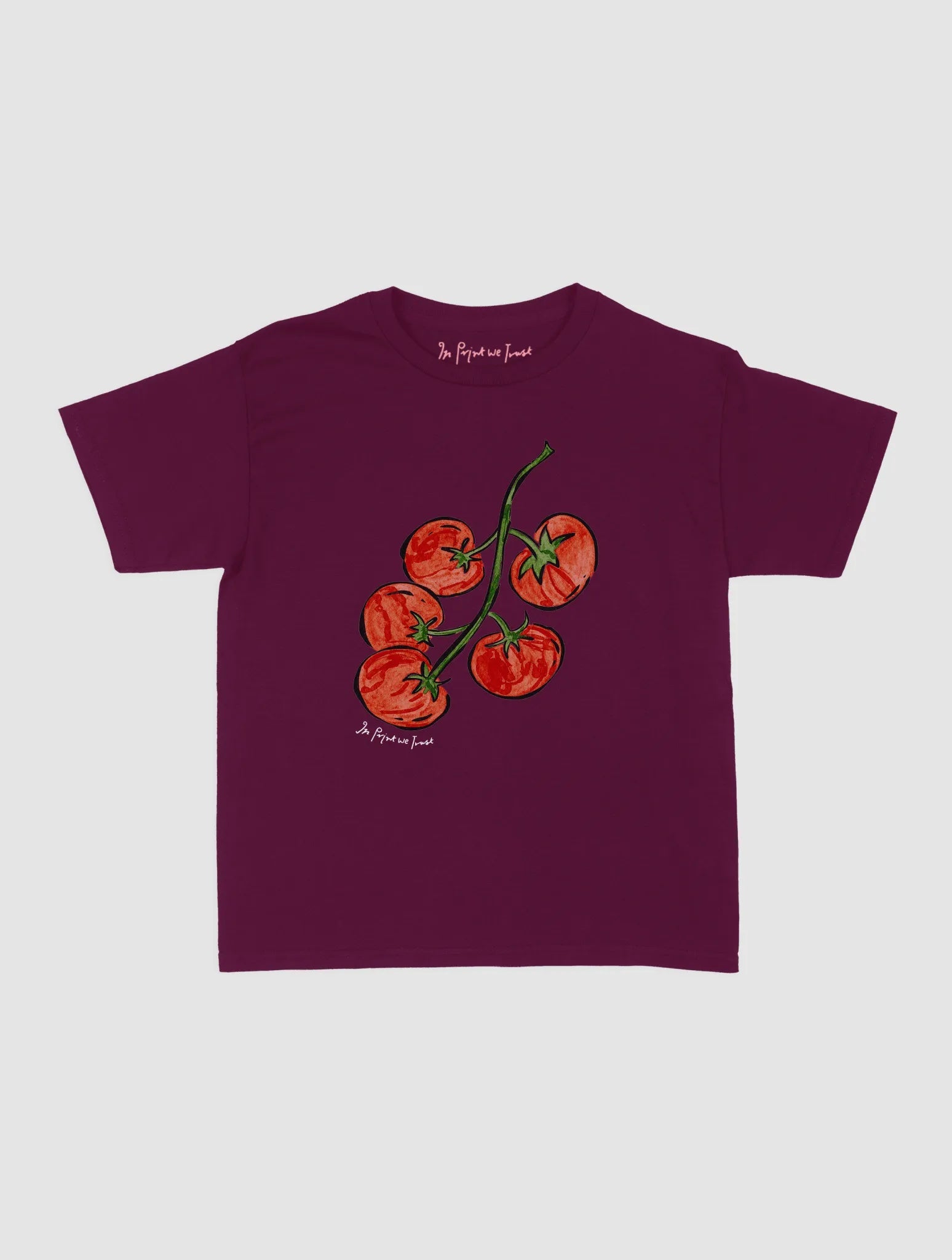 tomatoes baby tee - In Print We Trust