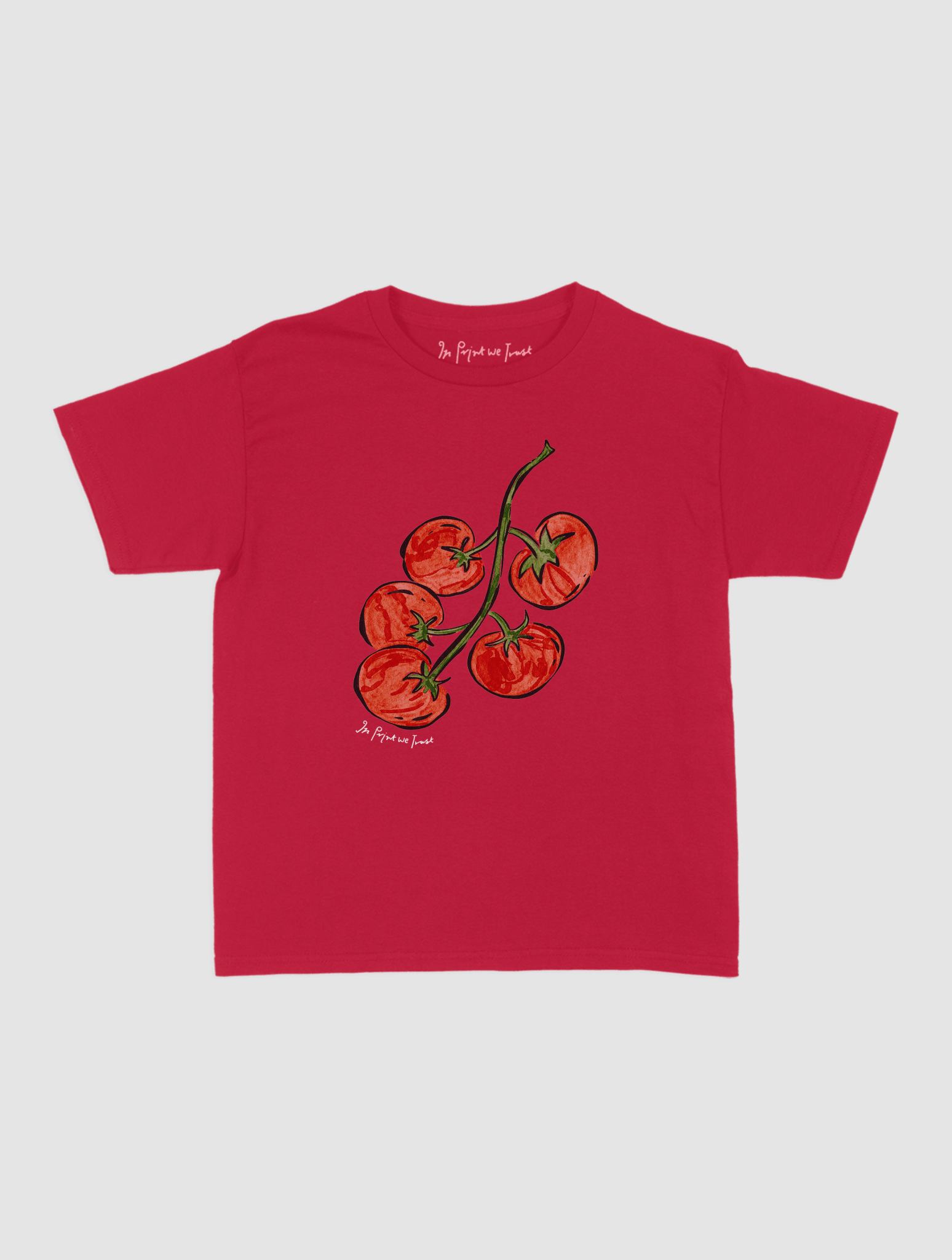 tomatoes baby tee - In Print We Trust