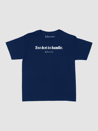 too hot to handle baby tee - In Print We Trust