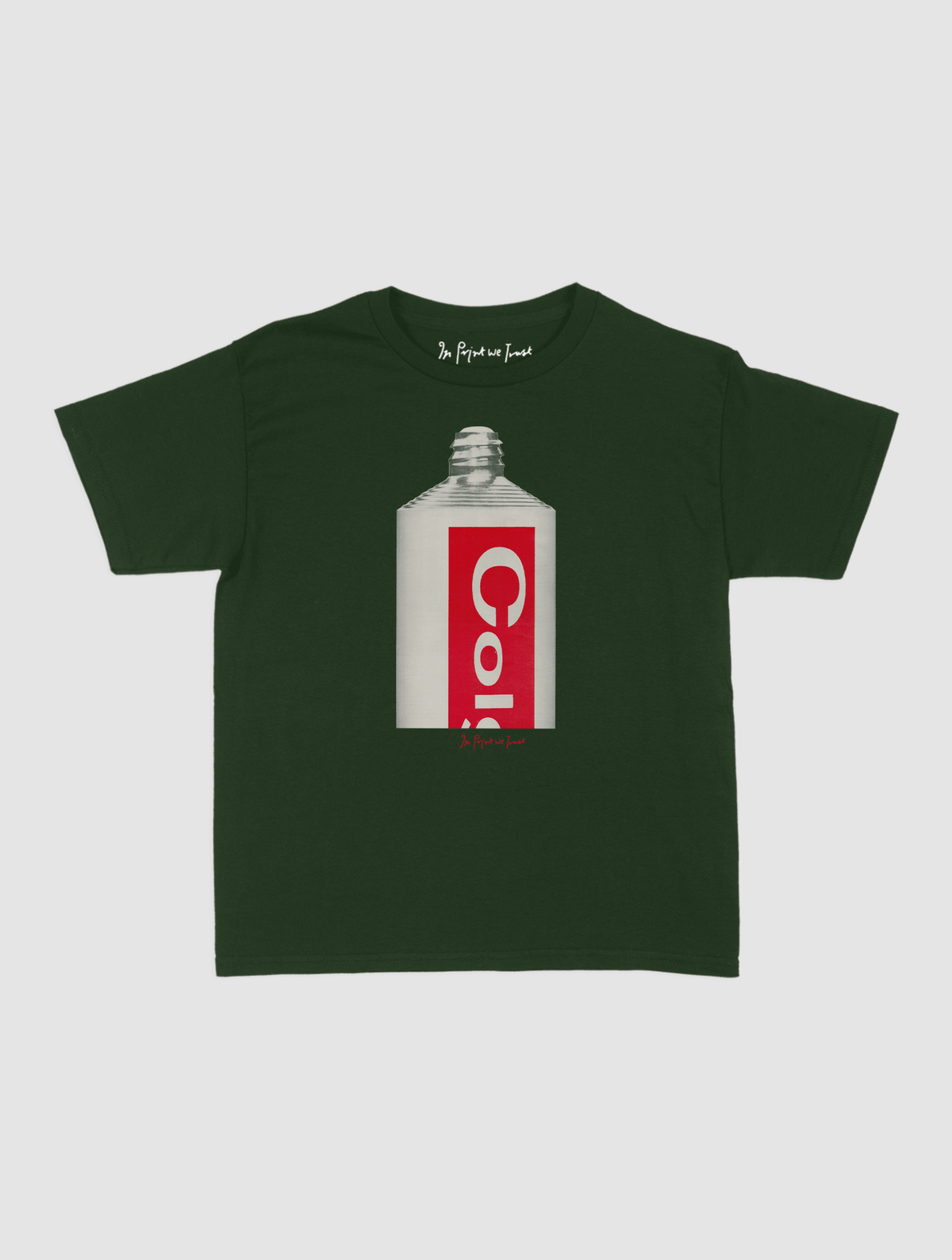 toothpaste baby tee - In Print We Trust