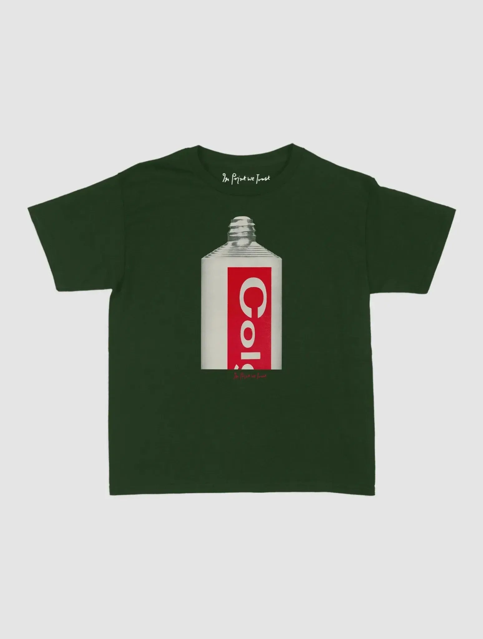 toothpaste baby tee - In Print We Trust
