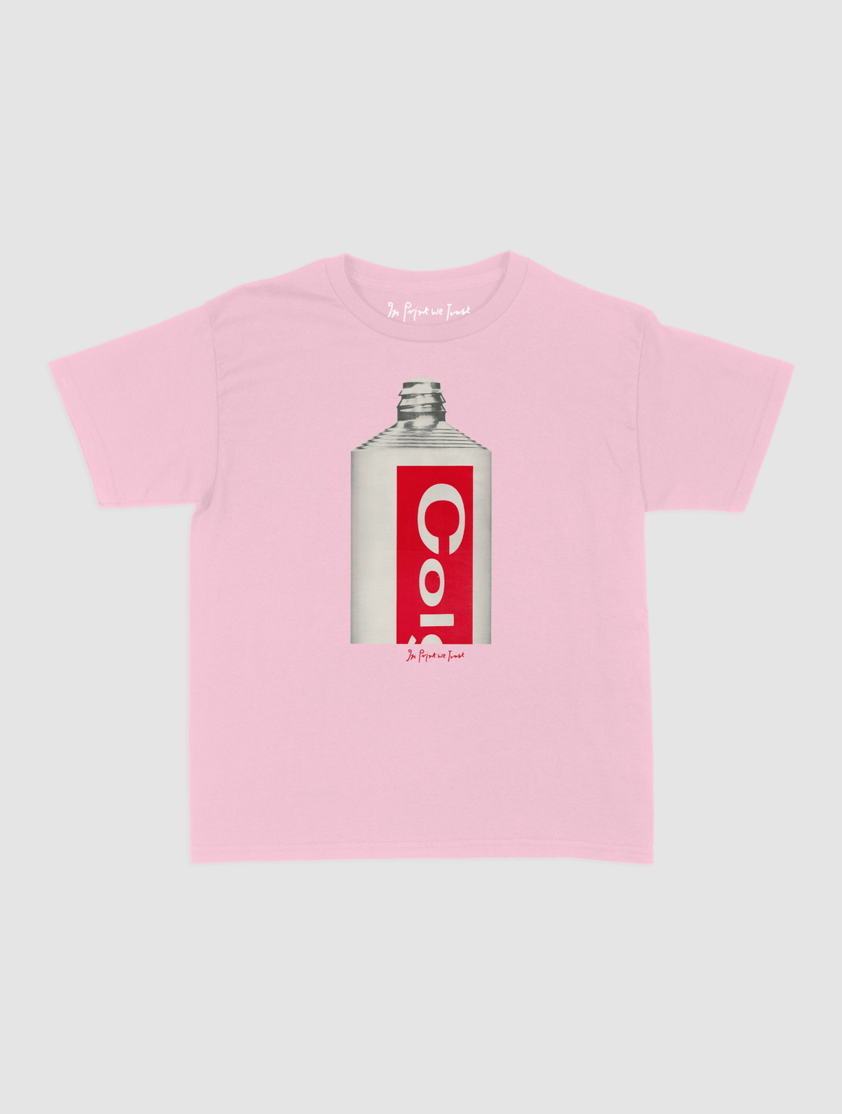 toothpaste baby tee - In Print We Trust