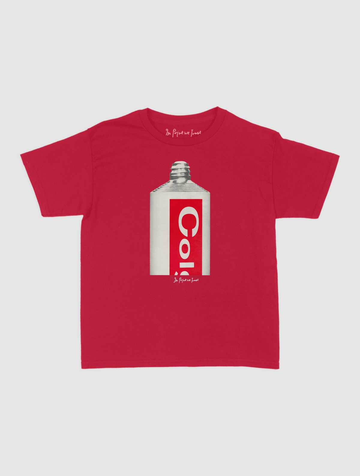 toothpaste baby tee - In Print We Trust