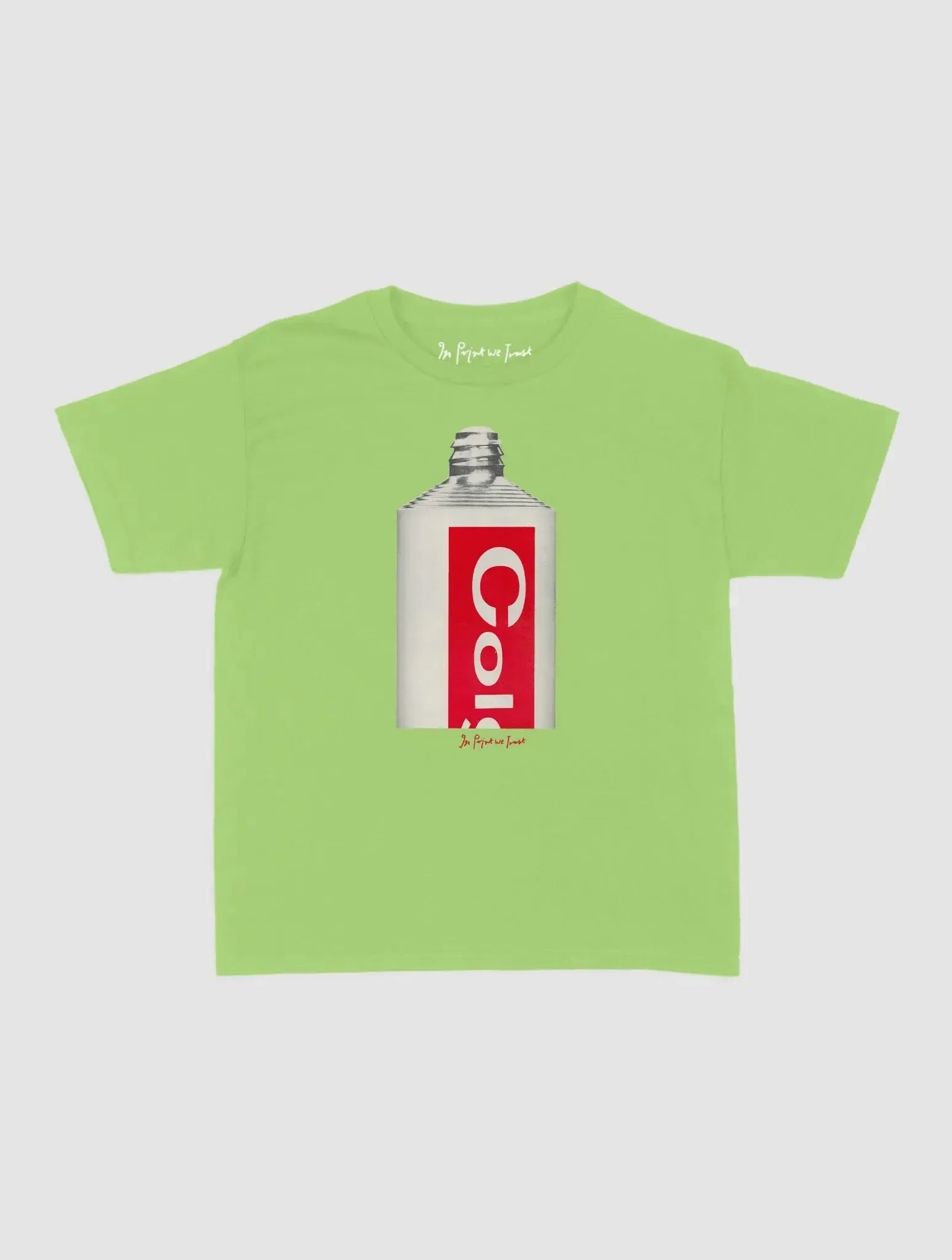 toothpaste baby tee - In Print We Trust