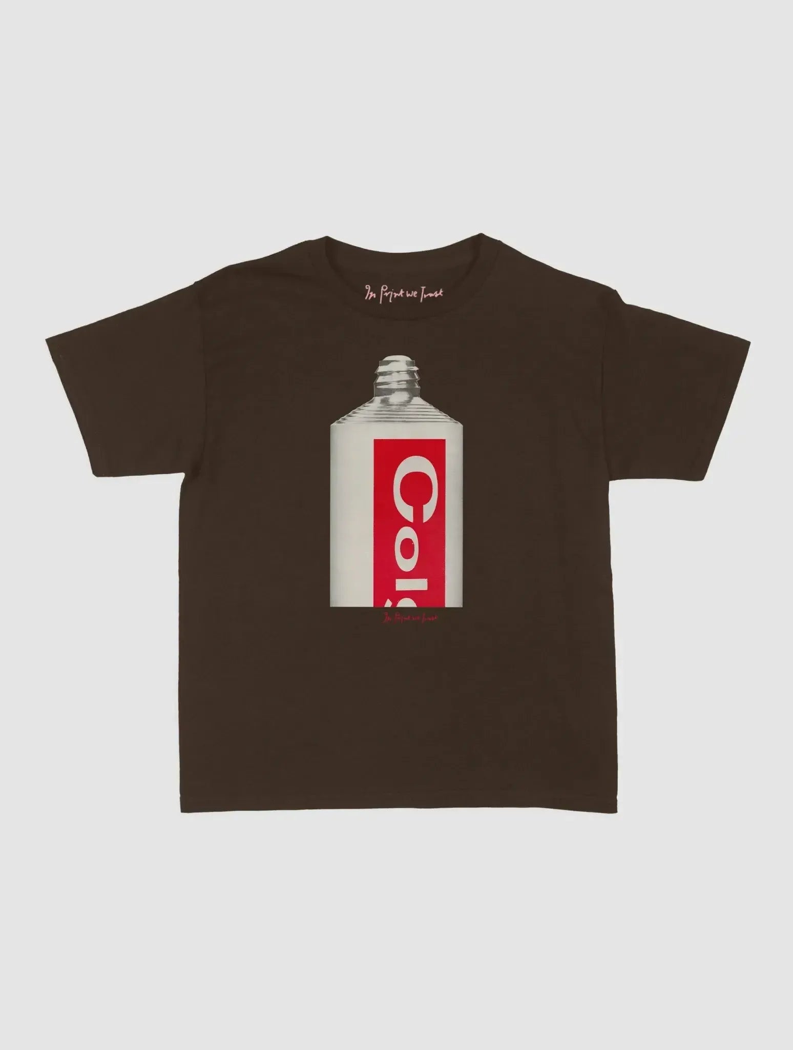 toothpaste baby tee - In Print We Trust