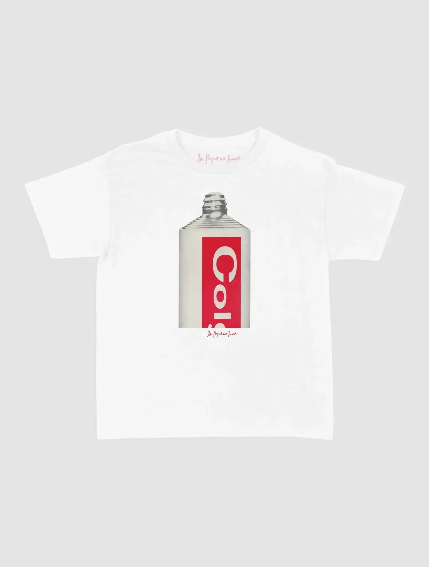 toothpaste baby tee - In Print We Trust
