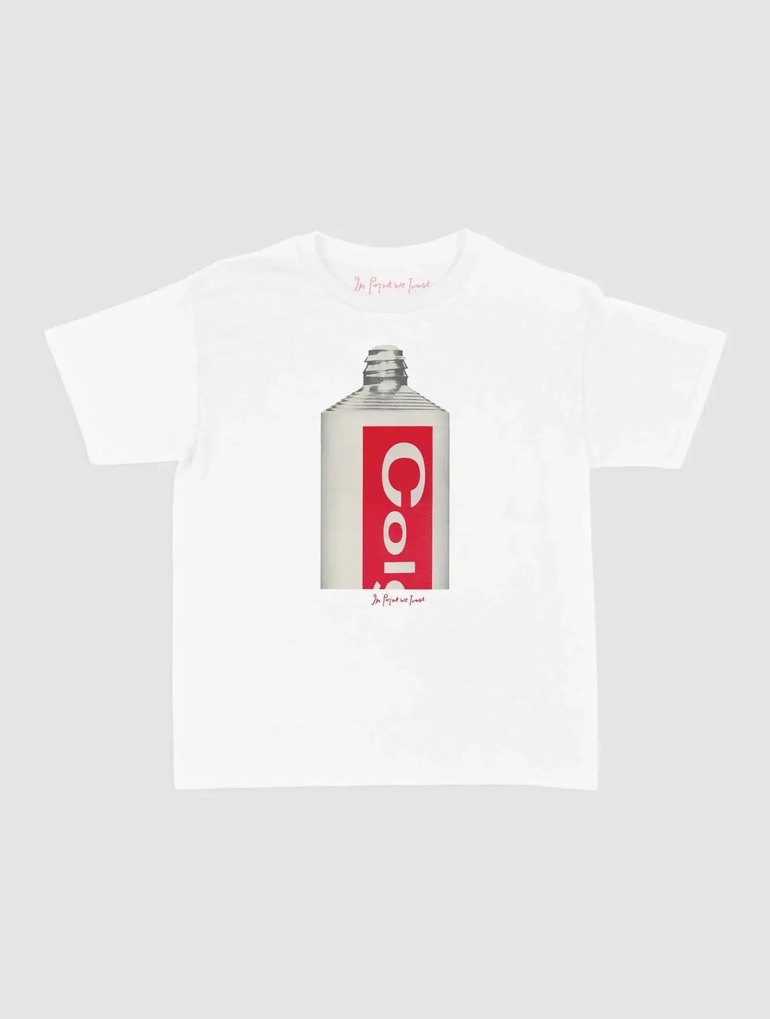 toothpaste baby tee - In Print We Trust