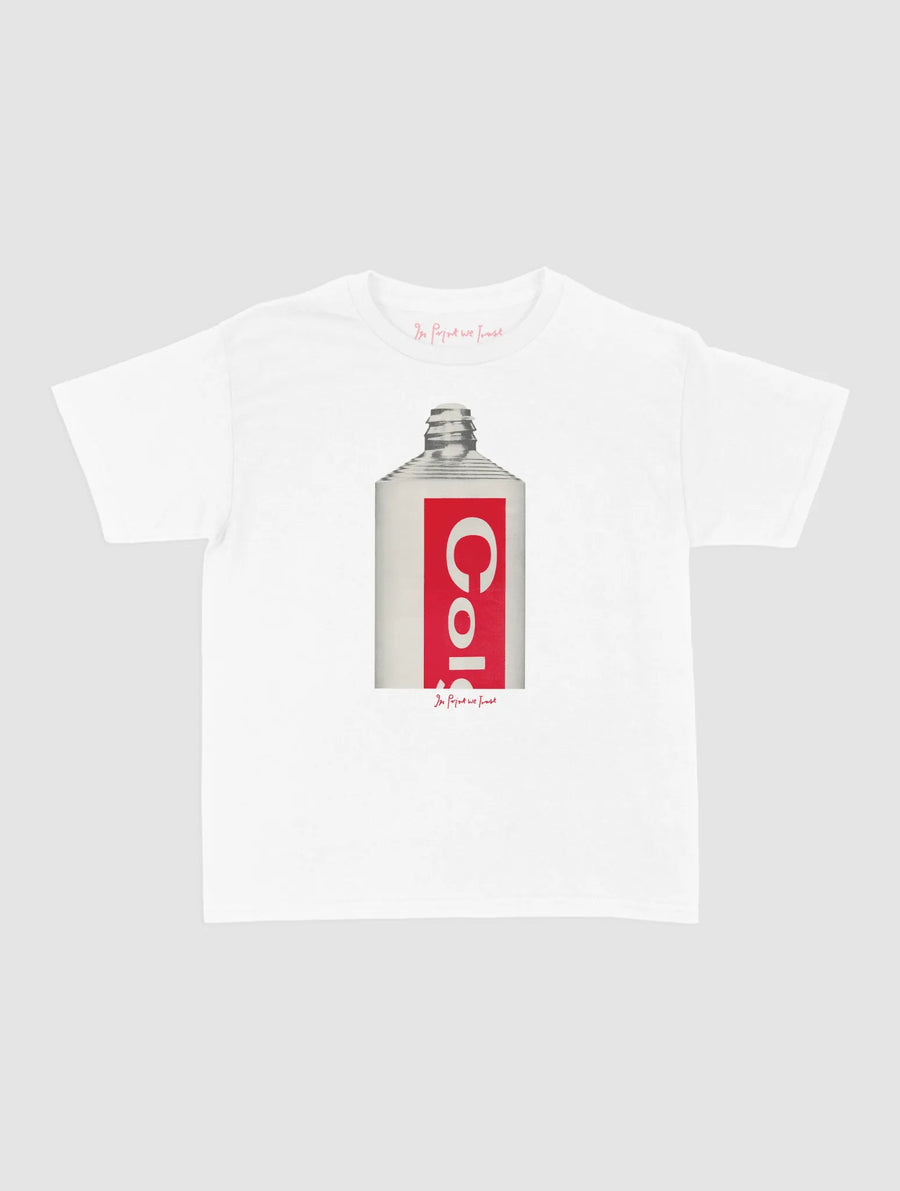 toothpaste baby tee - In Print We Trust