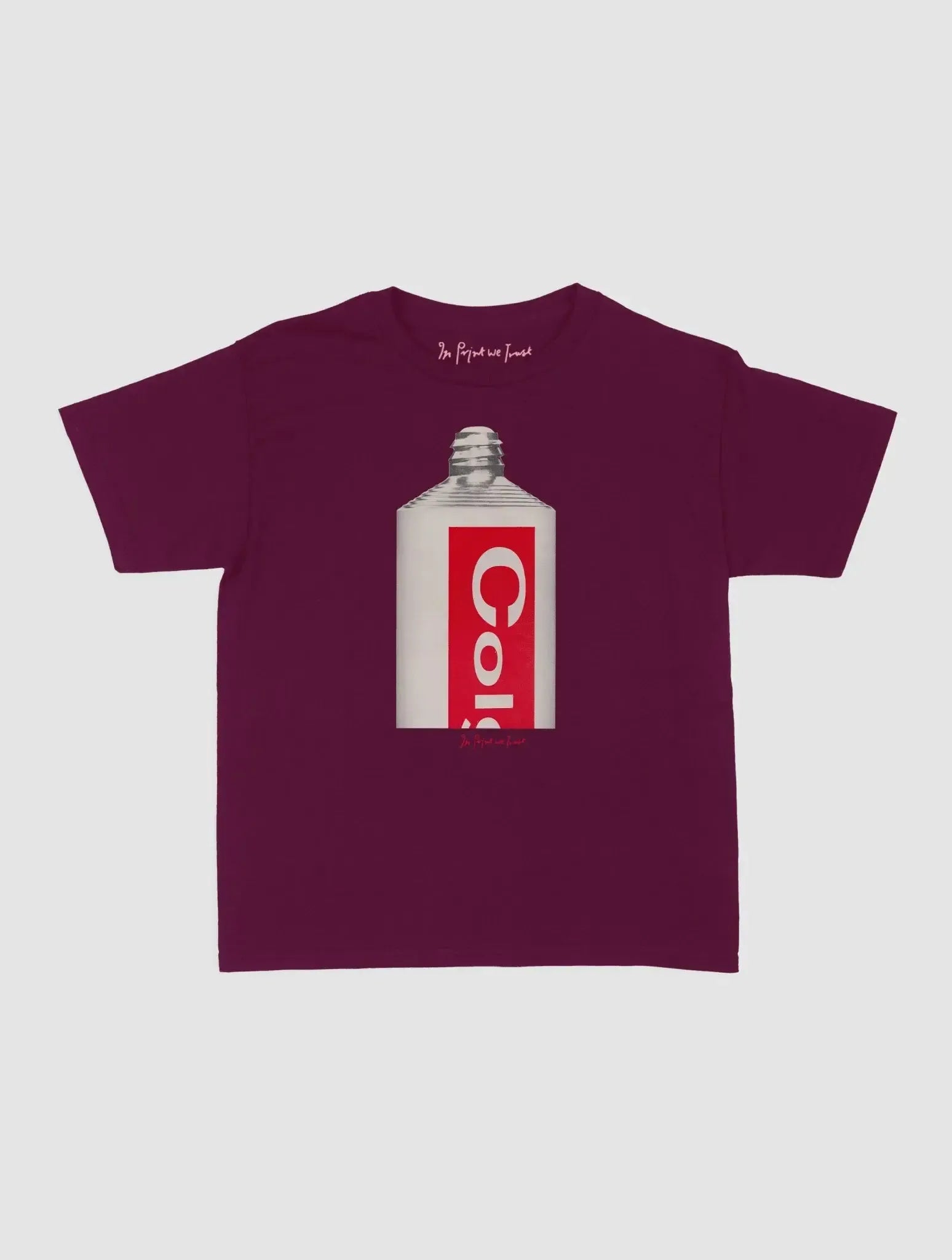toothpaste baby tee - In Print We Trust
