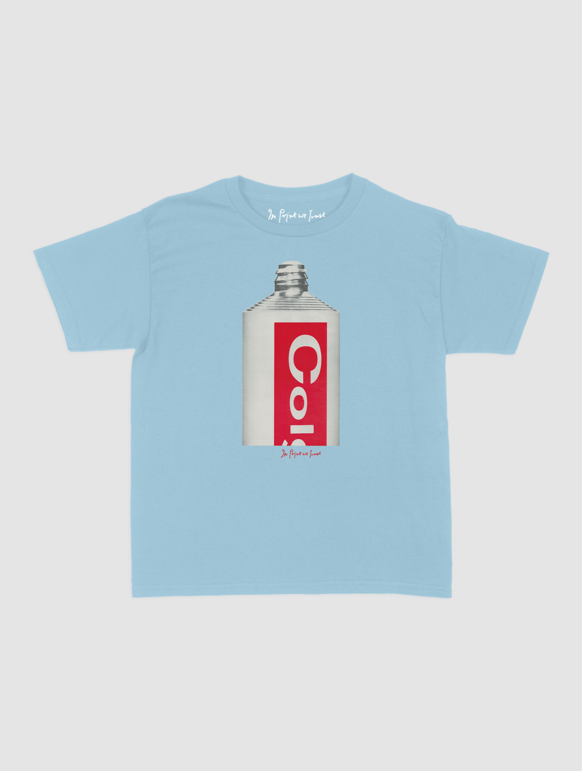 toothpaste baby tee - In Print We Trust