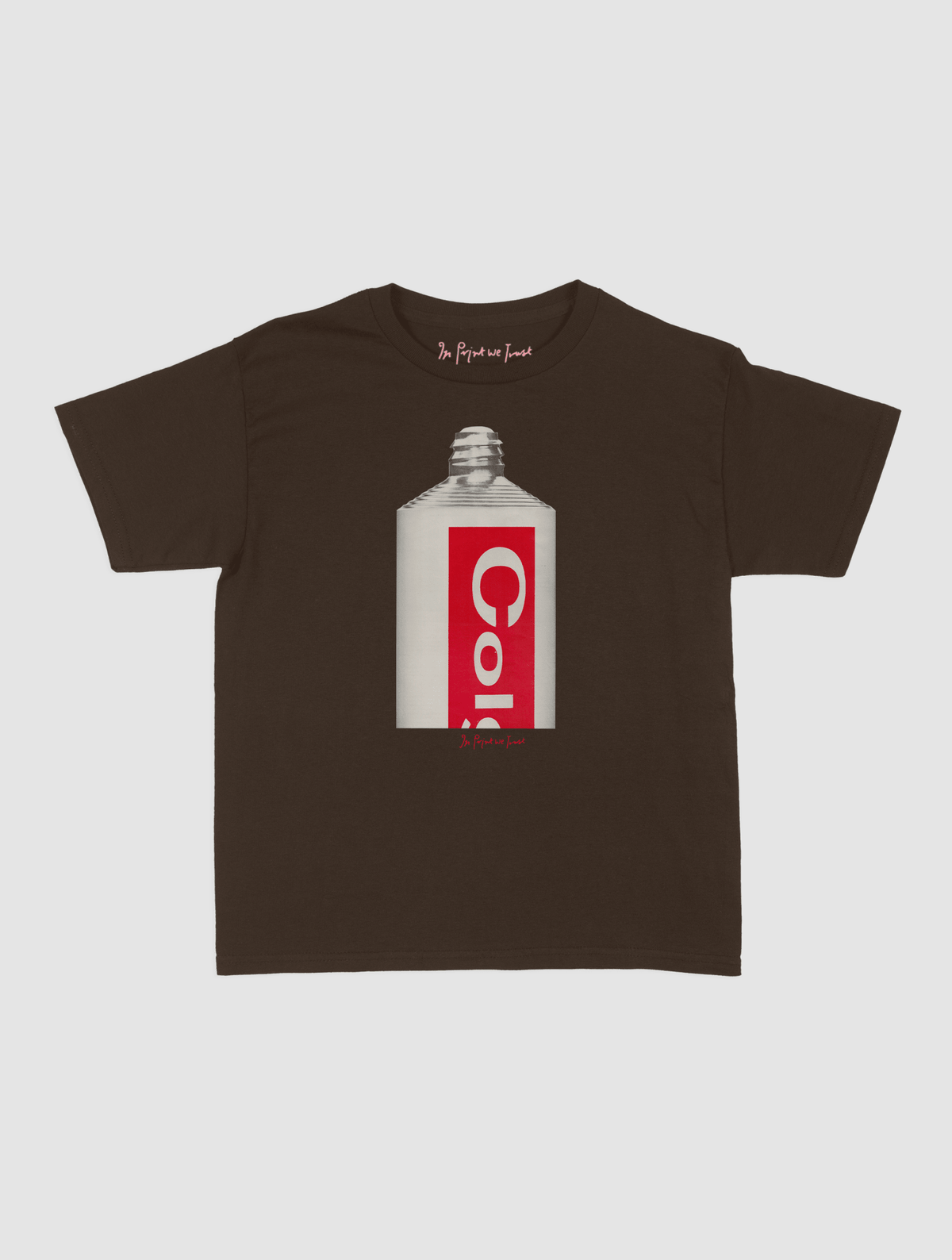 toothpaste baby tee - In Print We Trust