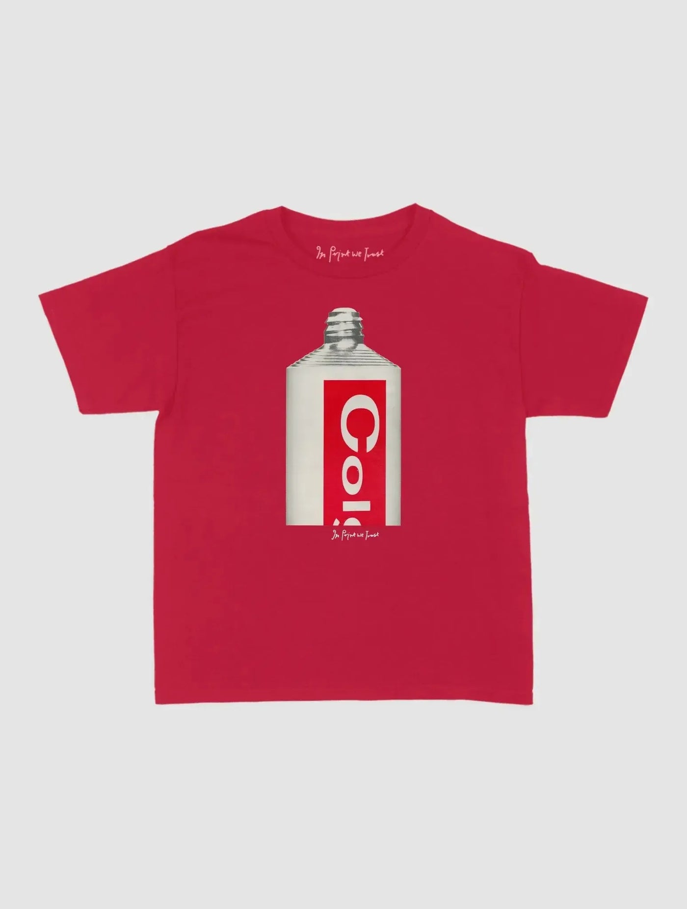 toothpaste baby tee - In Print We Trust