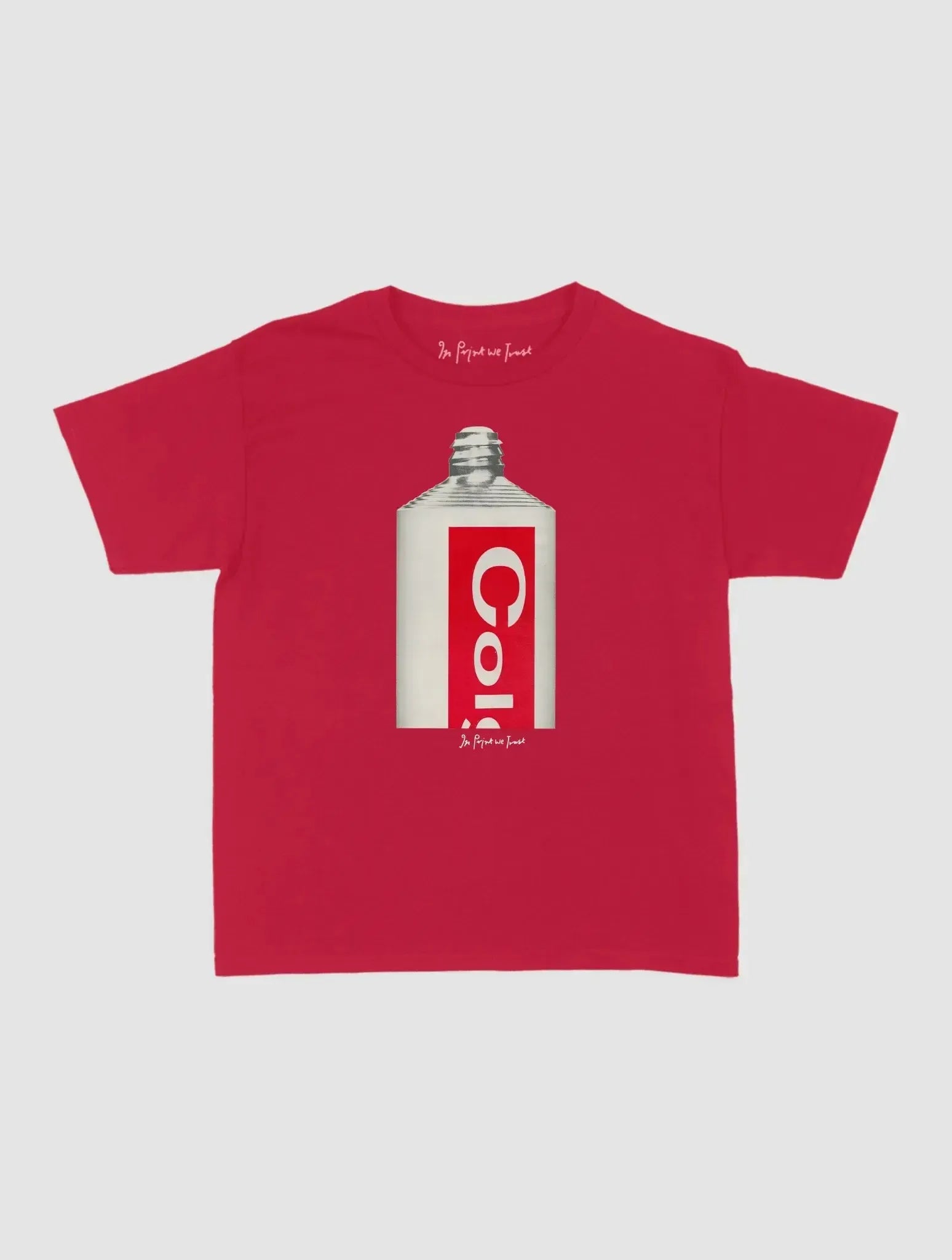 toothpaste baby tee - In Print We Trust