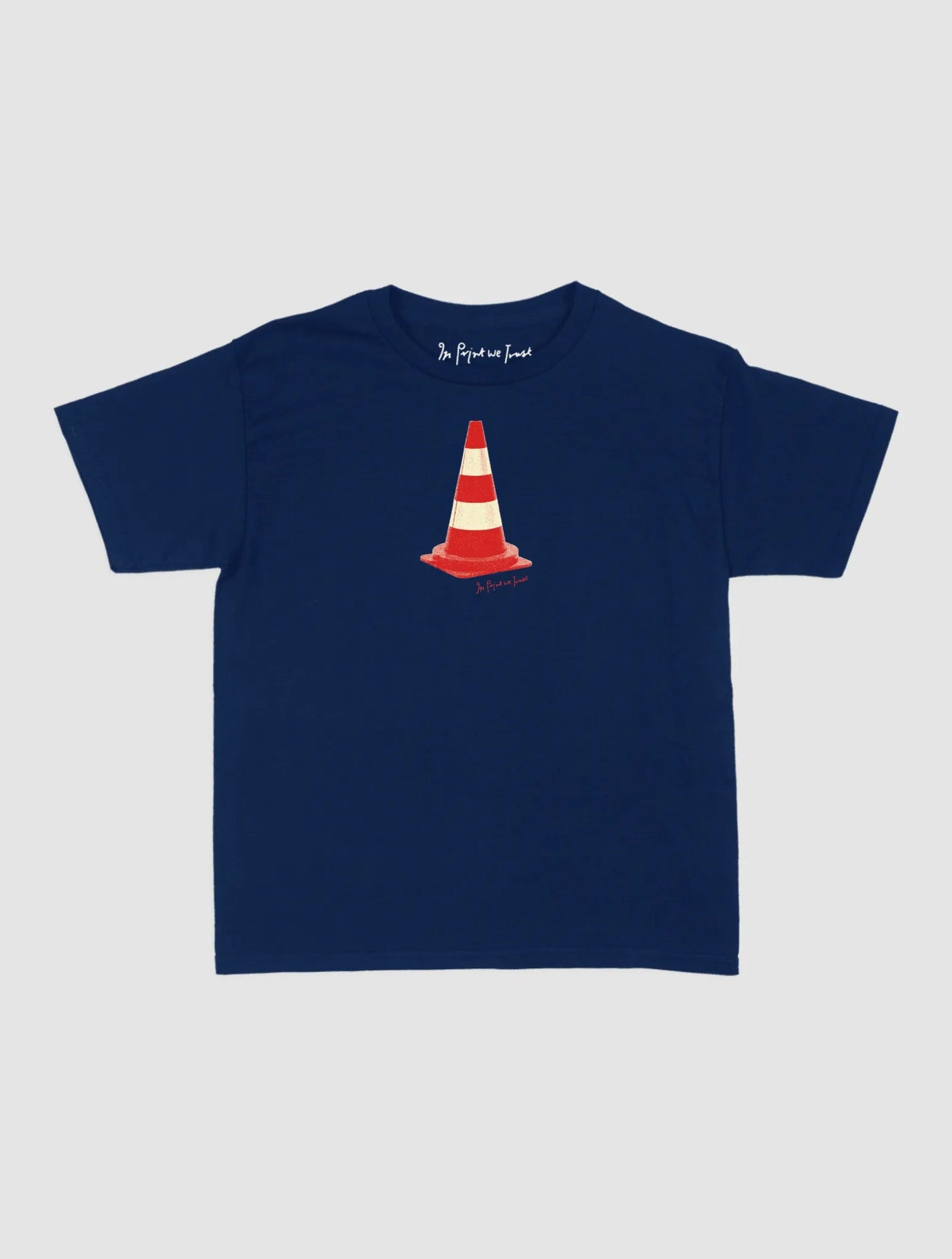 traffic cone baby tee - In Print We Trust