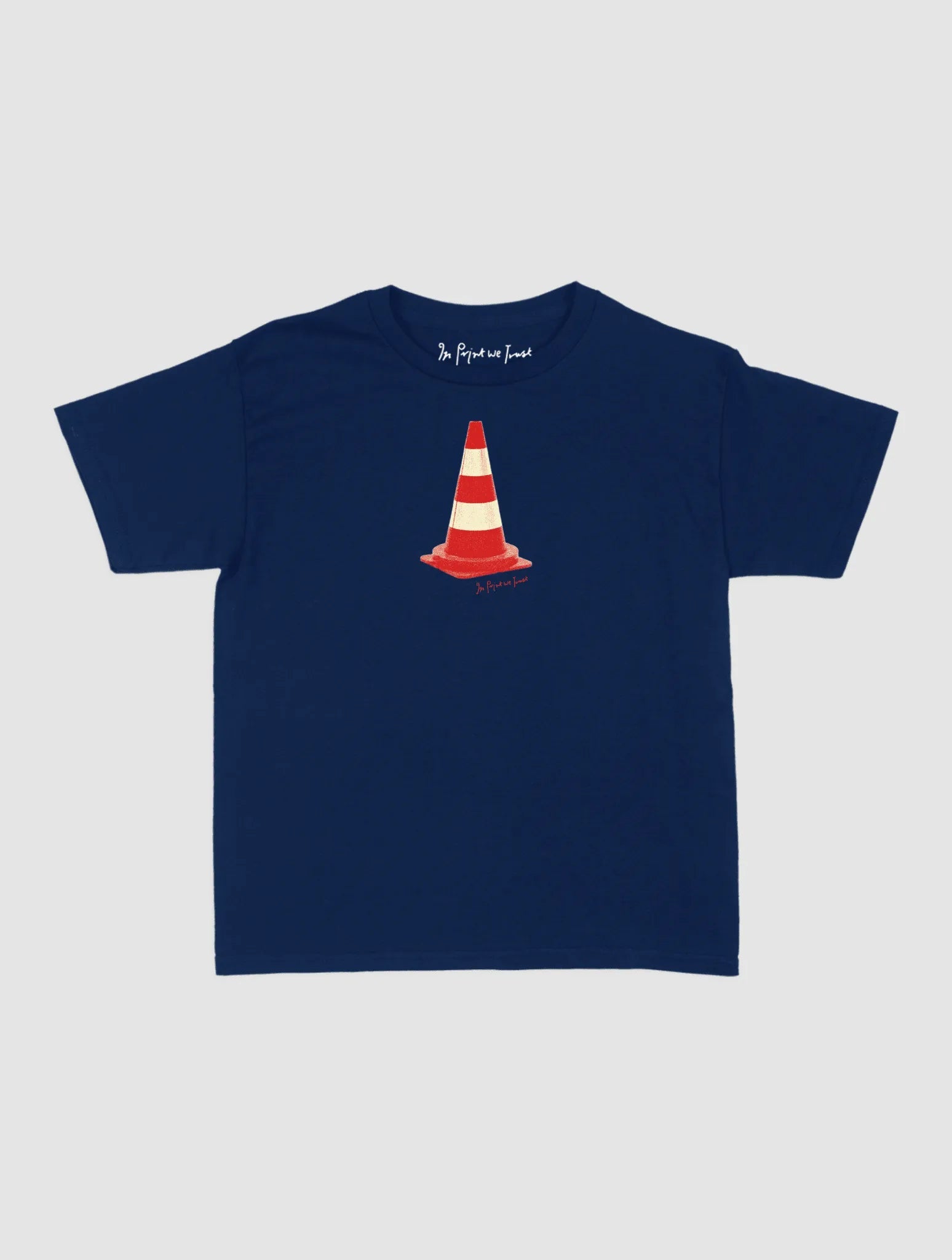 traffic cone baby tee - In Print We Trust