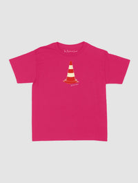 traffic cone baby tee - In Print We Trust