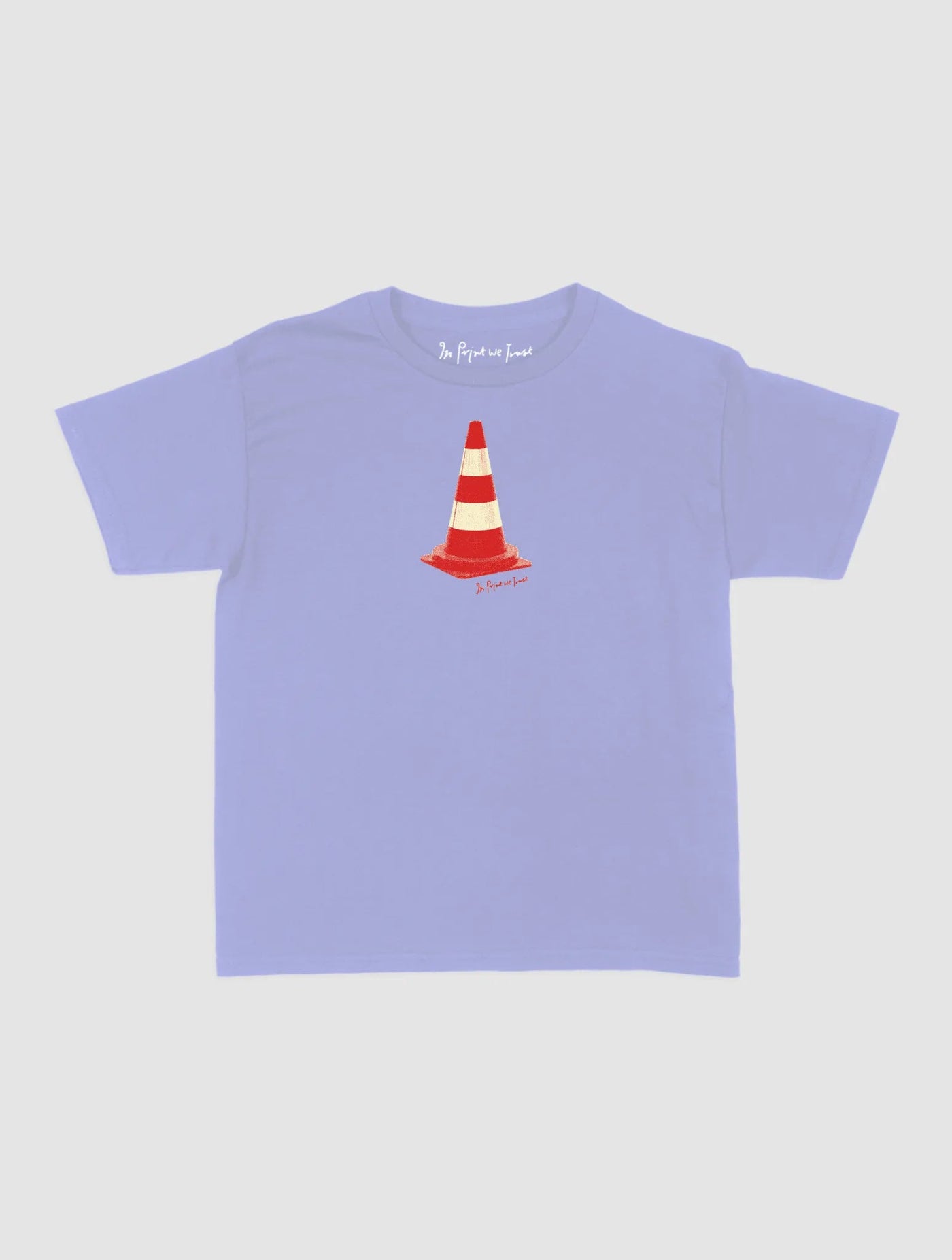 traffic cone baby tee - In Print We Trust