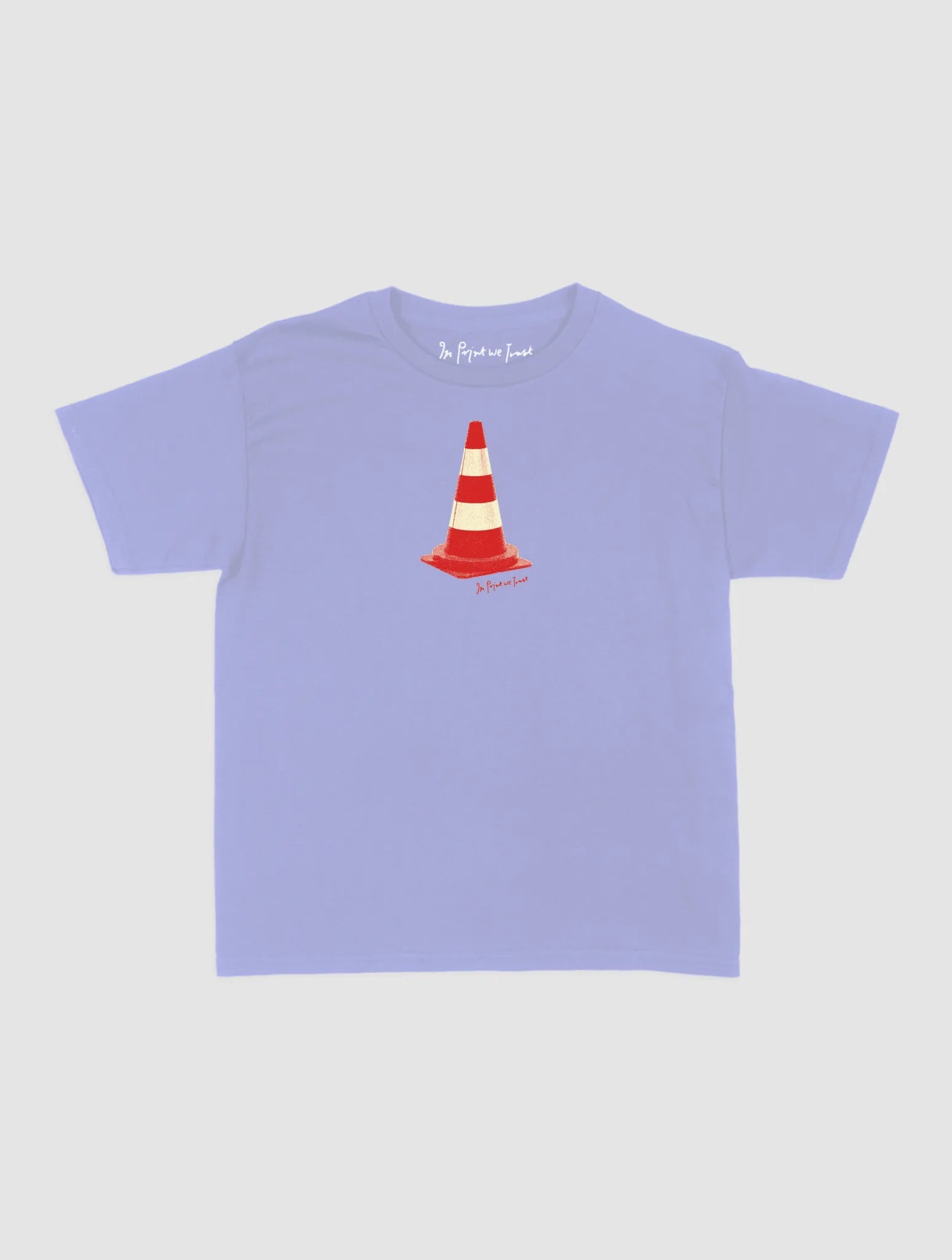 traffic cone baby tee - In Print We Trust