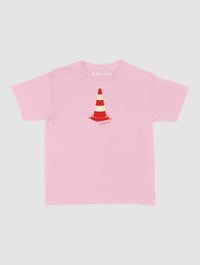 traffic cone baby tee - In Print We Trust