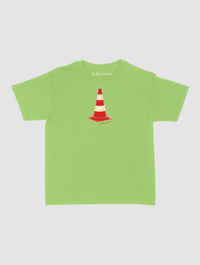 traffic cone baby tee - In Print We Trust