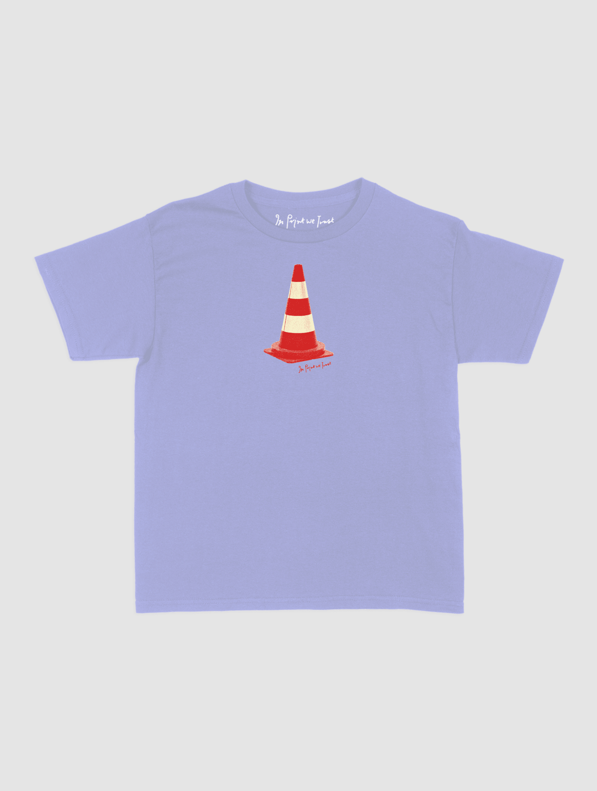 traffic cone baby tee - In Print We Trust