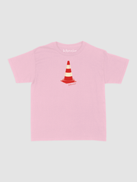 traffic cone baby tee - In Print We Trust