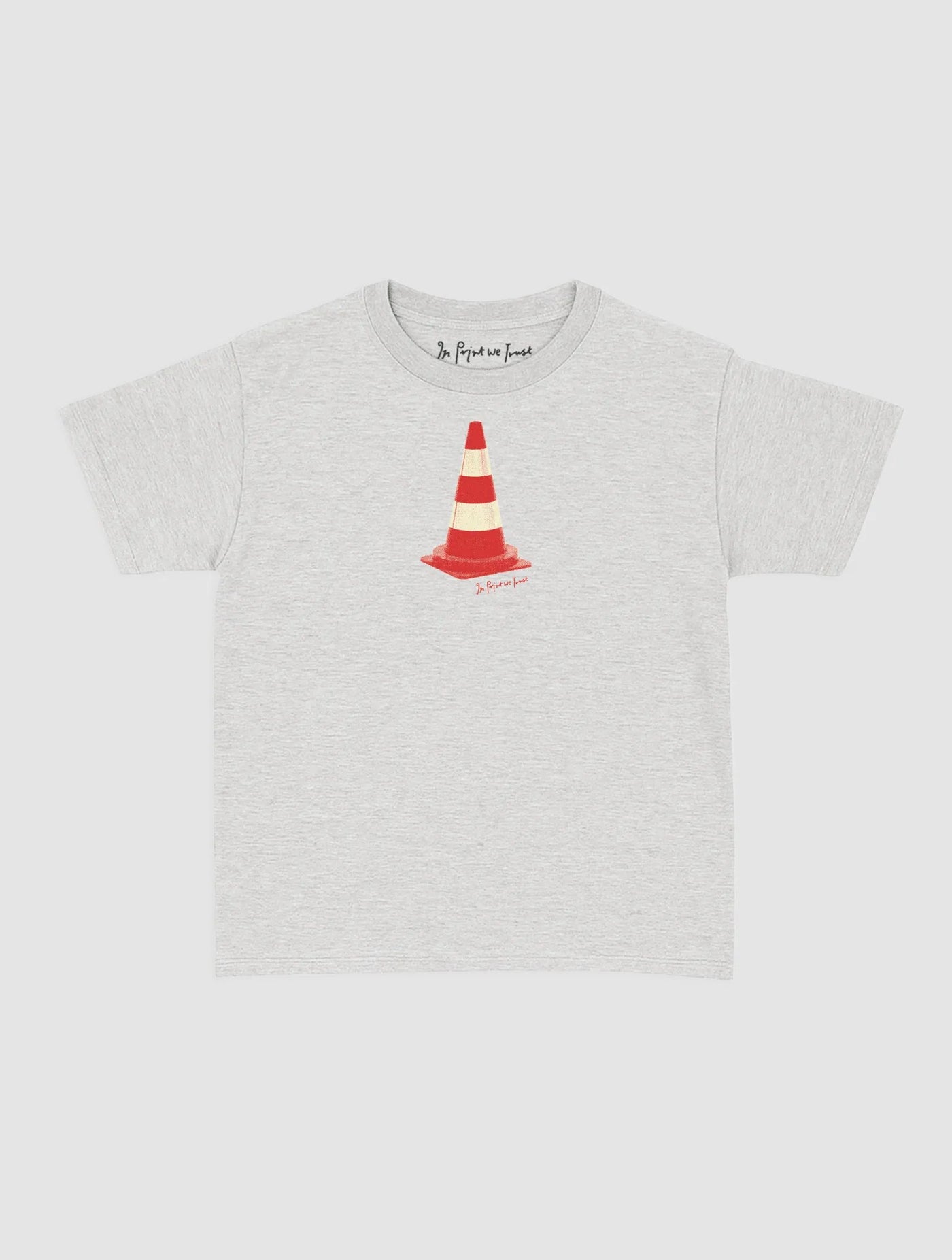 traffic cone baby tee - In Print We Trust