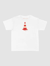 traffic cone baby tee - In Print We Trust