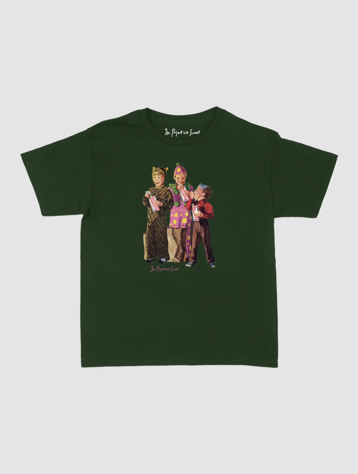 trick or treat baby tee - In Print We Trust