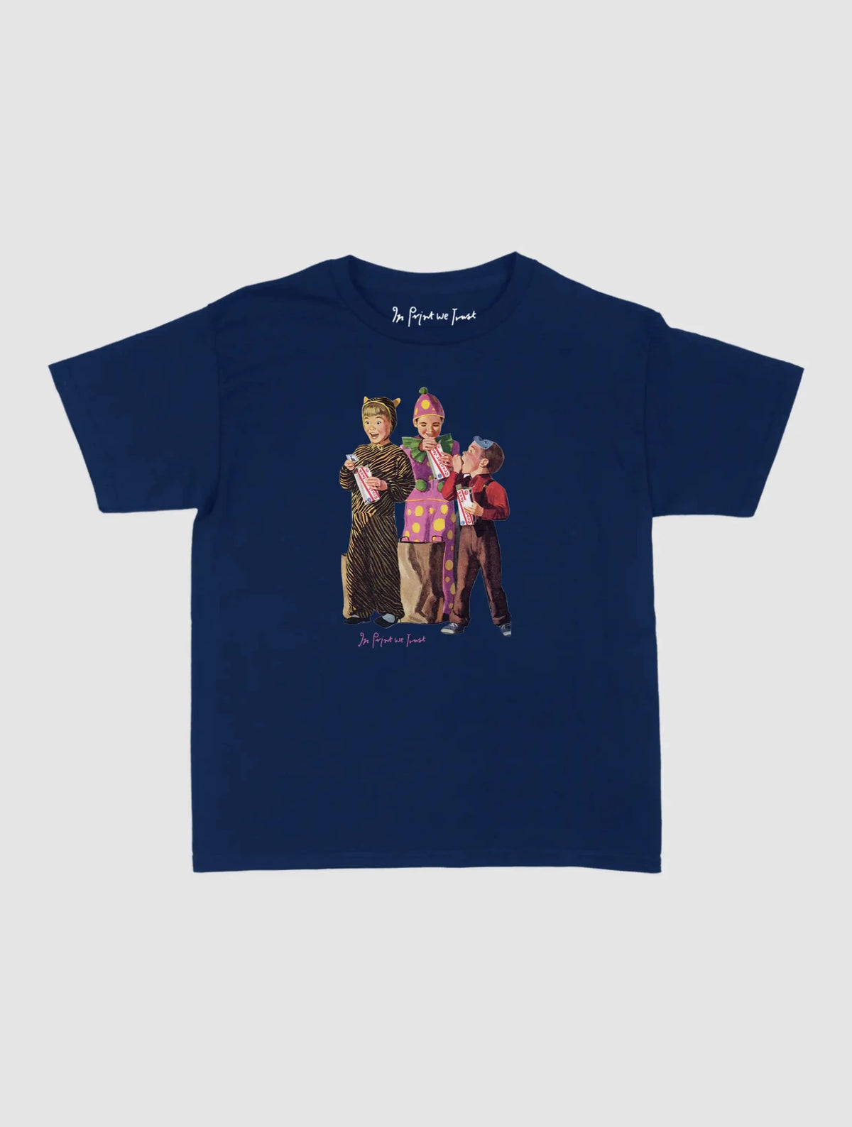 trick or treat baby tee - In Print We Trust