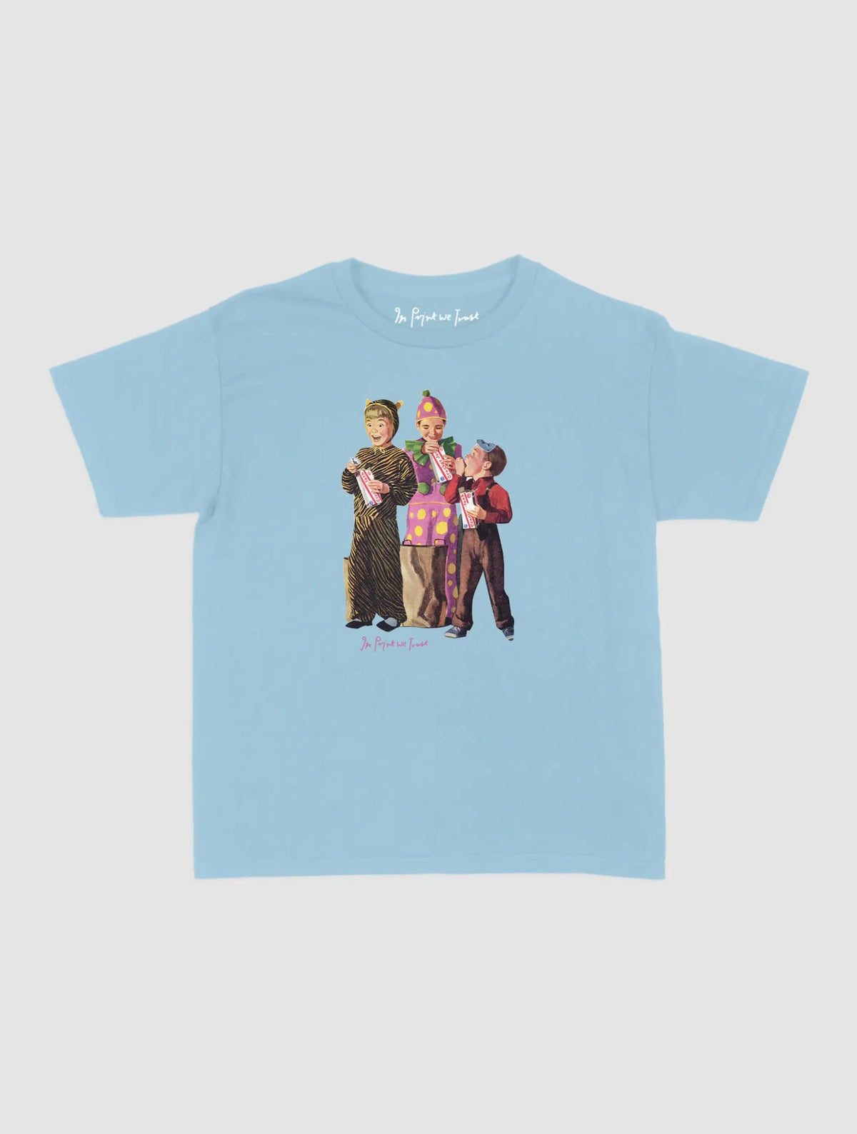 trick or treat baby tee - In Print We Trust