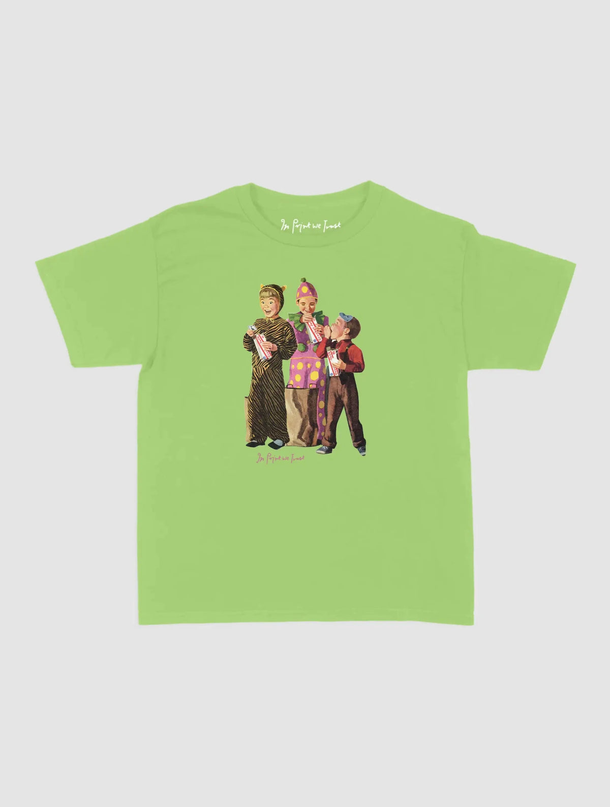 trick or treat baby tee - In Print We Trust