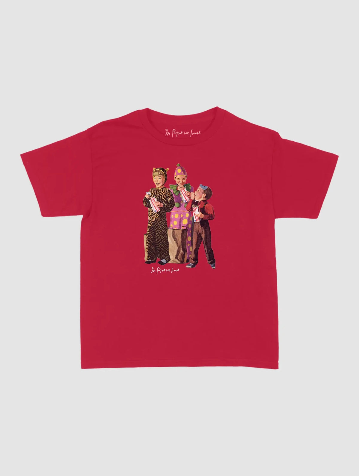 trick or treat baby tee - In Print We Trust