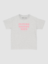 trophy wife baby tee - In Print We Trust