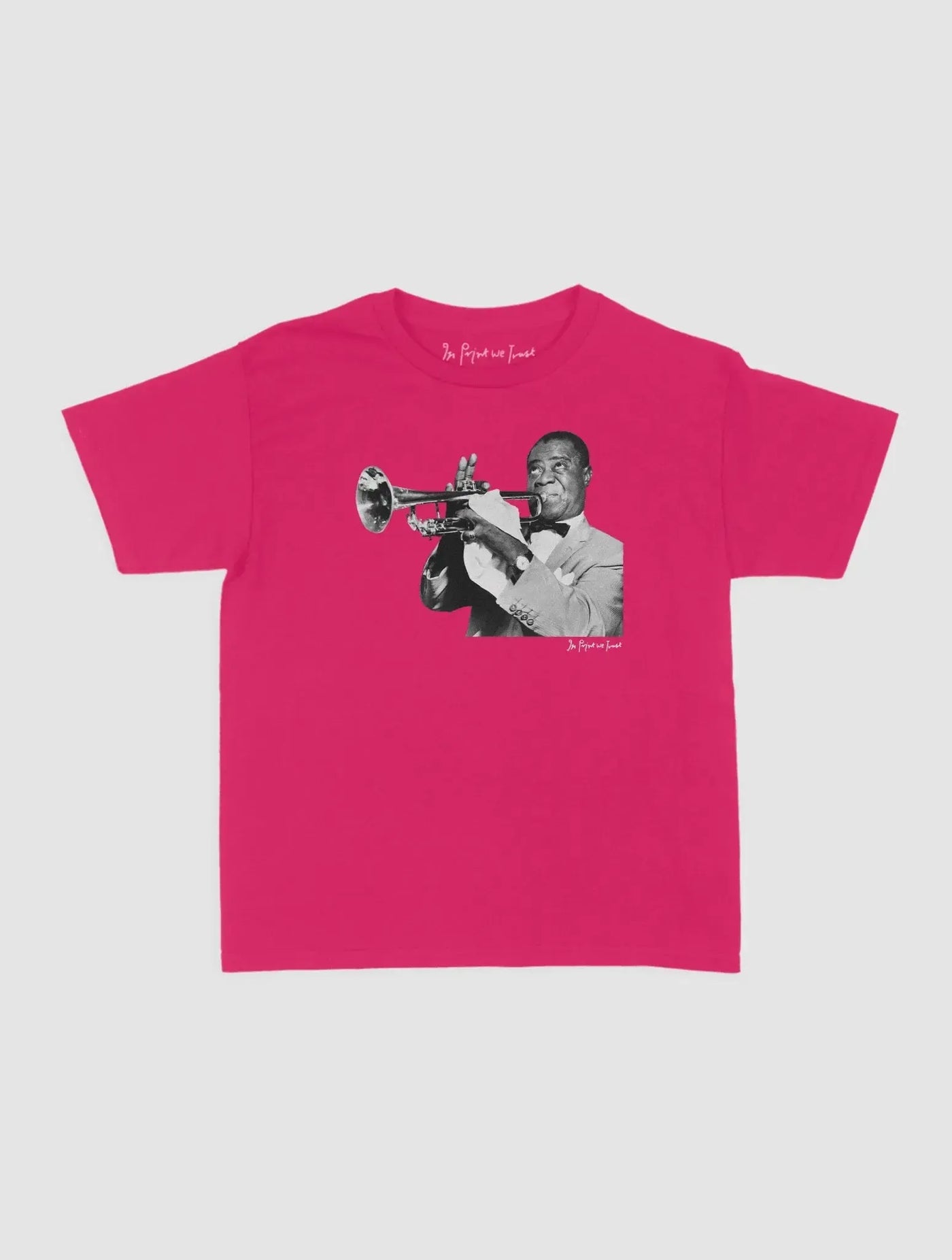 trumpet baby tee - In Print We Trust